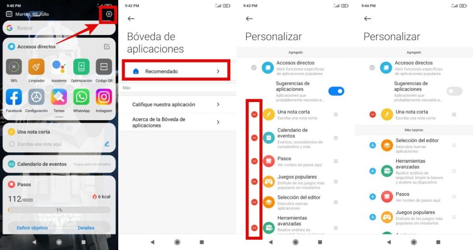 desactivar boveda de aplicaciones en xiaomi en 2023